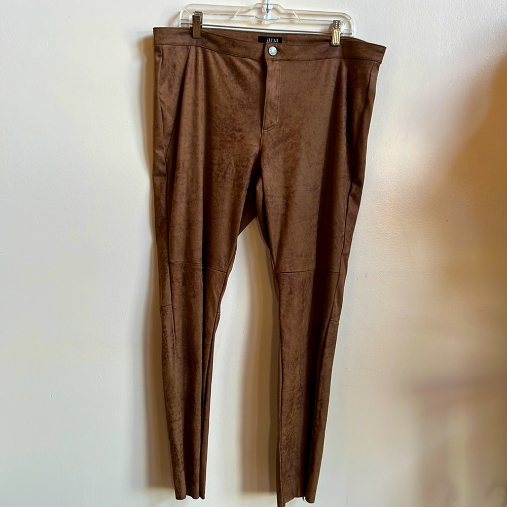 ANA faux suede pant size 16 Streetwear